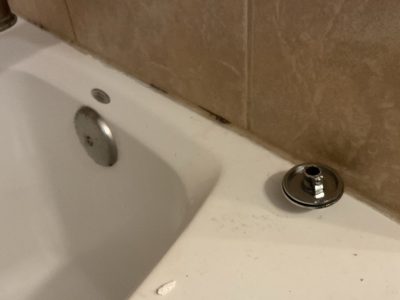 Bathroom Tub Plumbing Project